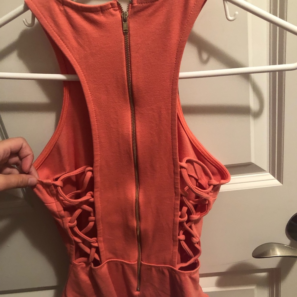 Coral High Neck Bodysuit